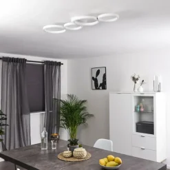 Plafonnier Grasse LED Blanc, 1 lumière