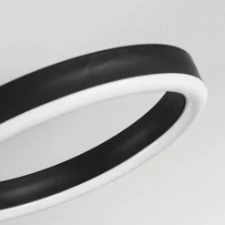 Plafonnier Grasse LED Noir, 1 lumière