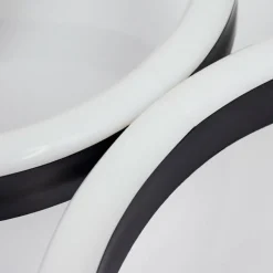 Plafonnier Grasse LED Noir, 1 lumière