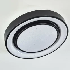 Plafonnier Grimacco LED Noir, 1 lumière, Changeur de couleurs