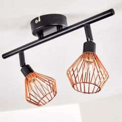 Plafonnier Grönhöj Noir, 2 lumières