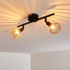 Plafonnier Grönhöj Noir, 2 lumières