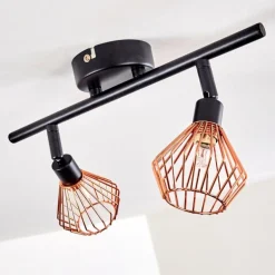 Plafonnier Grönhöj Noir, 2 lumières