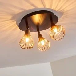 Plafonnier Grönhöj Noir, 3 lumières