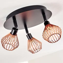 Plafonnier Grönhöj Noir, 3 lumières