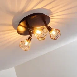 Plafonnier Grönhöj Noir, 3 lumières