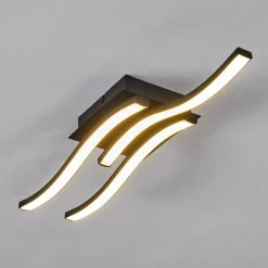 Plafonnier Grossari LED Noir, 3 lumières