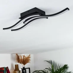 Plafonnier Grossari LED Noir, 3 lumières