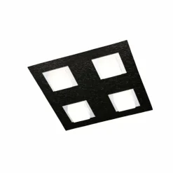 Plafonnier Grossmann BASIC LED Noir, 4 lumières
