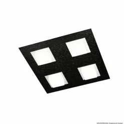 Plafonnier Grossmann BASIC LED Noir, 4 lumières