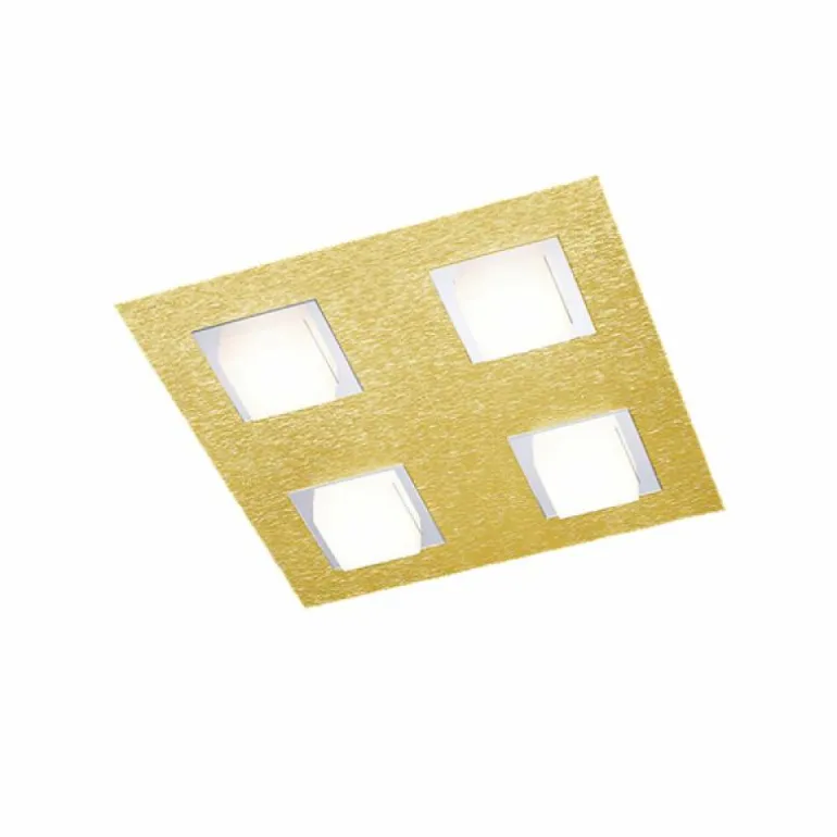 Plafonnier Grossmann BASIC LED Laiton, 4 lumières