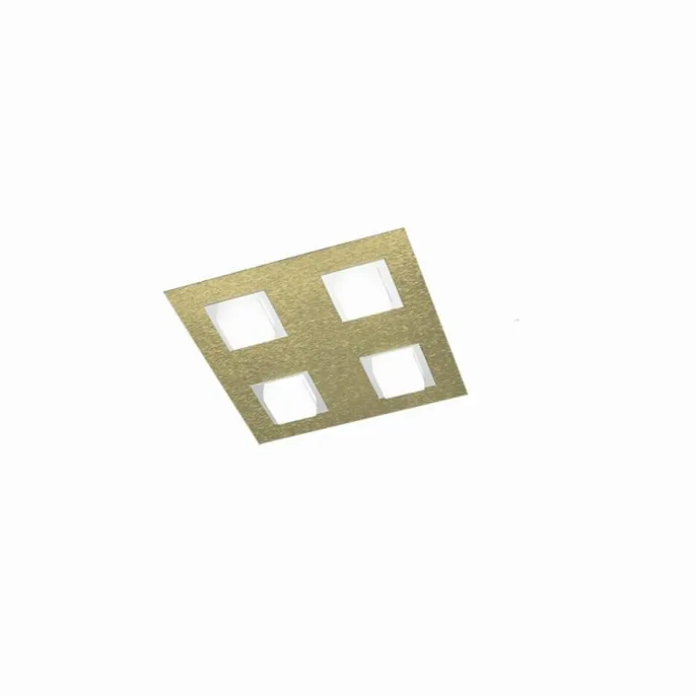 Plafonnier Grossmann BASIC LED Laiton, 4 lumières