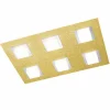 Plafonnier Grossmann BASIC LED Laiton, 6 lumières