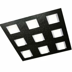 Plafonnier Grossmann BASIC LED Noir, 9 lumières