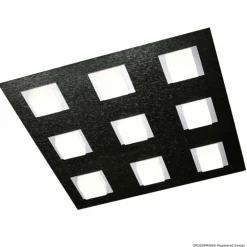 Plafonnier Grossmann BASIC LED Noir, 9 lumières