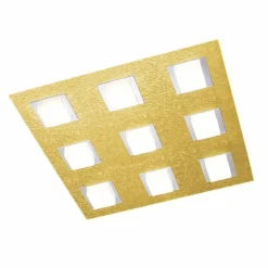 Plafonnier Grossmann BASIC LED Laiton, 9 lumières