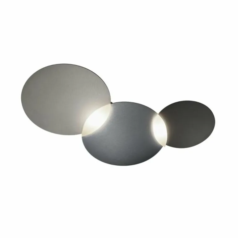 Plafonnier Grossmann CIRC LED Gris, Argenté, 1 lumière