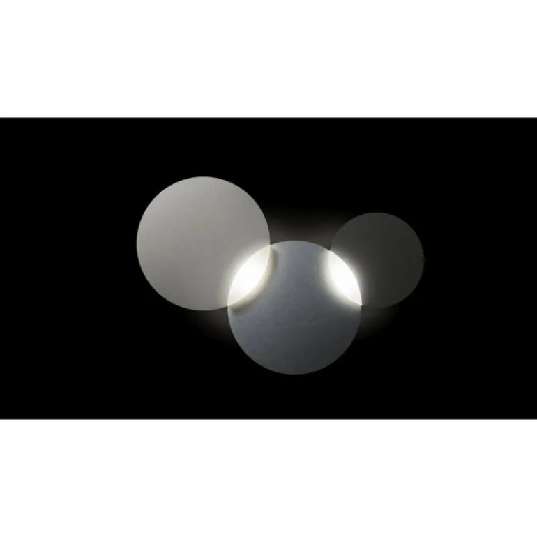 Plafonnier Grossmann CIRC LED Gris, Argenté, 1 lumière