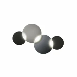 Plafonnier Grossmann CIRC LED Gris, Argenté, 1 lumière