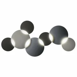 Plafonnier Grossmann CIRC LED Gris, Argenté, 1 lumière