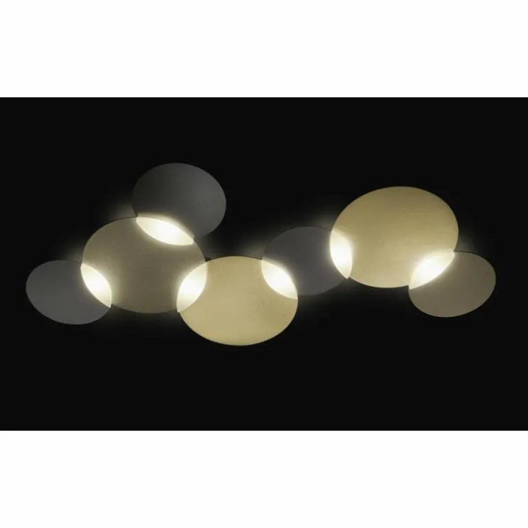 Plafonnier Grossmann CIRC LED Bronze, Laiton, 1 lumière