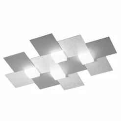 Plafonnier Grossmann CREO LED Aluminium, 4 lumières