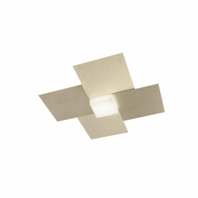 Plafonnier Grossmann Creo LED Champagne, 1 lumière