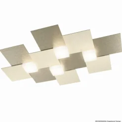 Plafonnier Grossmann Creo LED Champagne, 4 lumières