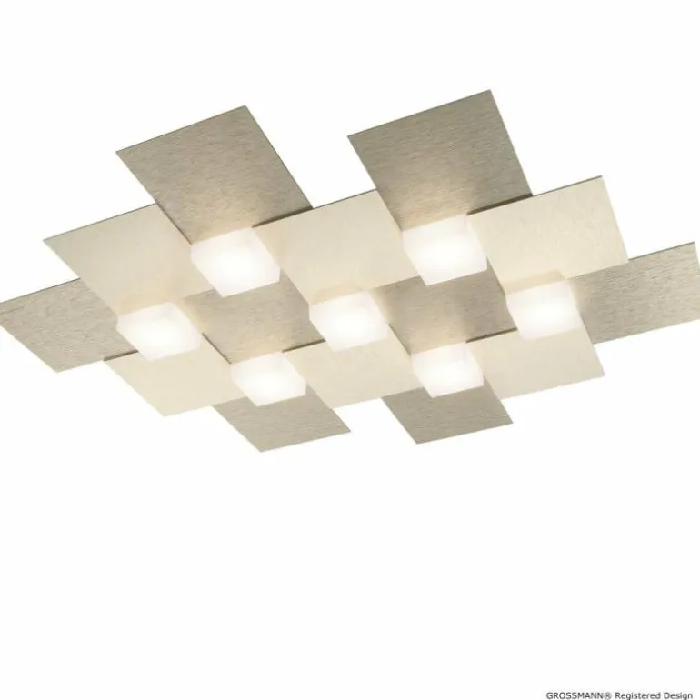 Plafonnier Grossmann Creo LED Champagne, 7 lumières