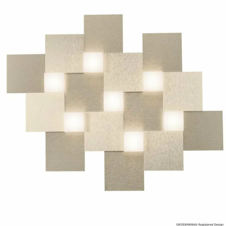 Plafonnier Grossmann Creo LED Champagne, 7 lumières