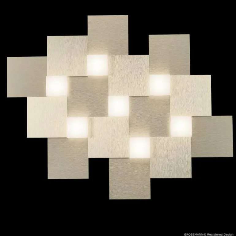 Plafonnier Grossmann Creo LED Champagne, 7 lumières