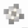 Plafonnier Grossmann CREO LED Aluminium, 4 lumières