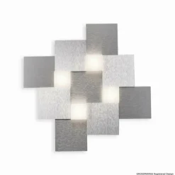 Plafonnier Grossmann CREO LED Aluminium, 4 lumières
