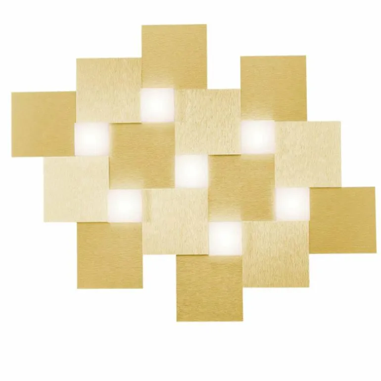 Plafonnier Grossmann CREO LED Laiton, 7 lumières