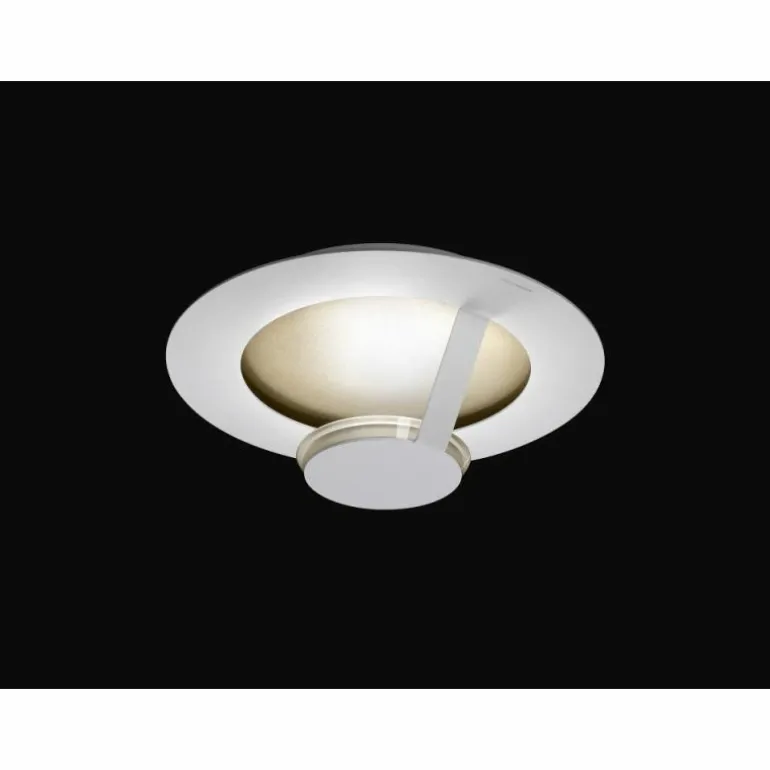 Plafonnier Grossmann FLAT LED Brun, Or, Blanc, 1 lumière