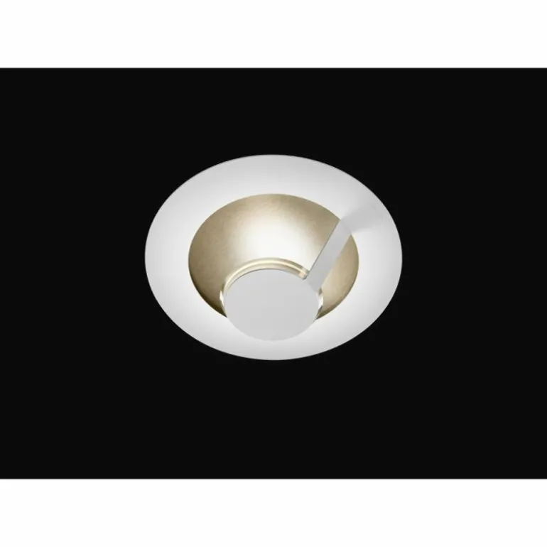 Plafonnier Grossmann FLAT LED Brun, Or, Blanc, 1 lumière
