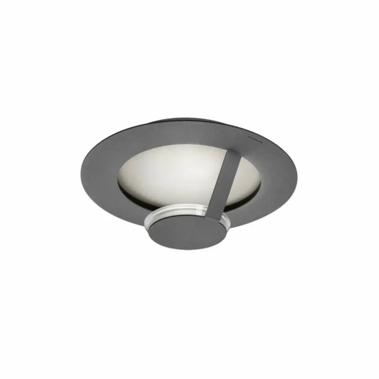 Plafonnier Grossmann FLAT LED Gris, Argenté, 1 lumière