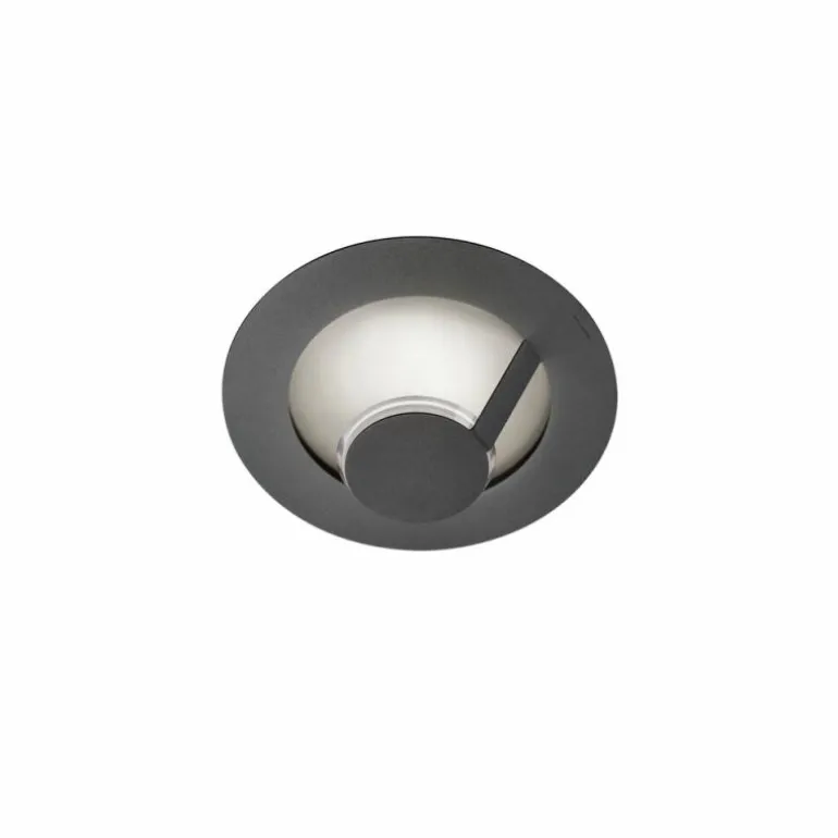 Plafonnier Grossmann FLAT LED Gris, Argenté, 1 lumière
