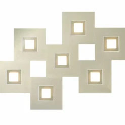 Plafonnier Grossmann Karree LED Champagne, 7 lumières