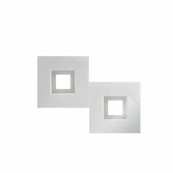 Plafonnier Grossmann KARREE LED Aluminium, Titane, 2 lumières
