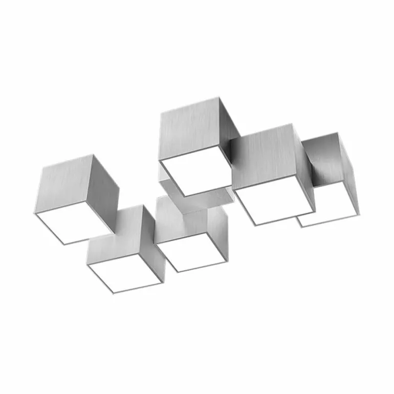 Plafonnier Grossmann ROCKS LED Aluminium, 6 lumières