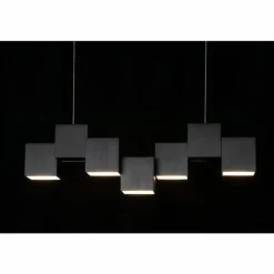 Plafonnier Grossmann ROCKS LED Noir, 5 lumières