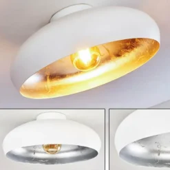 Plafonnier Guayo Aluminium, 1 lumière