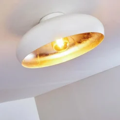 Plafonnier Guayo Aluminium, 1 lumière