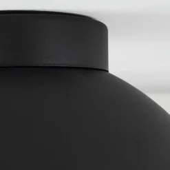 Plafonnier Guayo Noir, 1 lumière