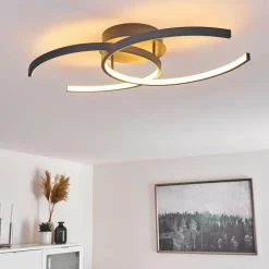 Plafonnier Guinea LED Anthracite, 2 lumières