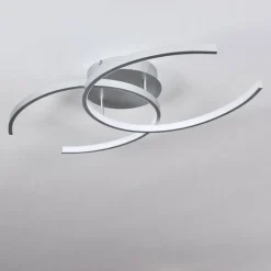 Plafonnier Guinea LED Titane, 2 lumières