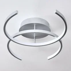 Plafonnier Guinea LED Titane, 2 lumières