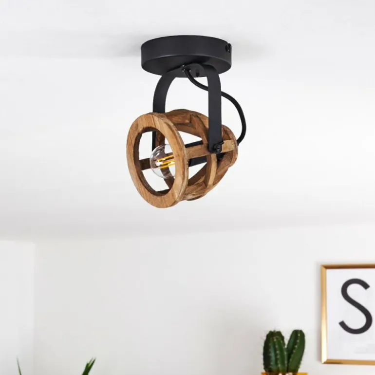 Plafonnier Haervej Noir, 1 lumière