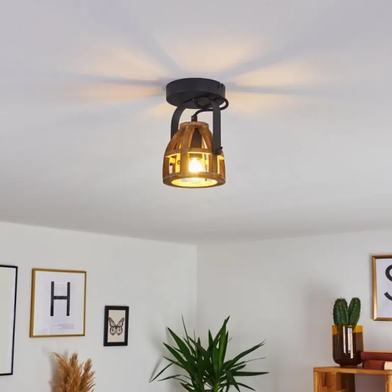 Plafonnier Haervej Noir, 1 lumière